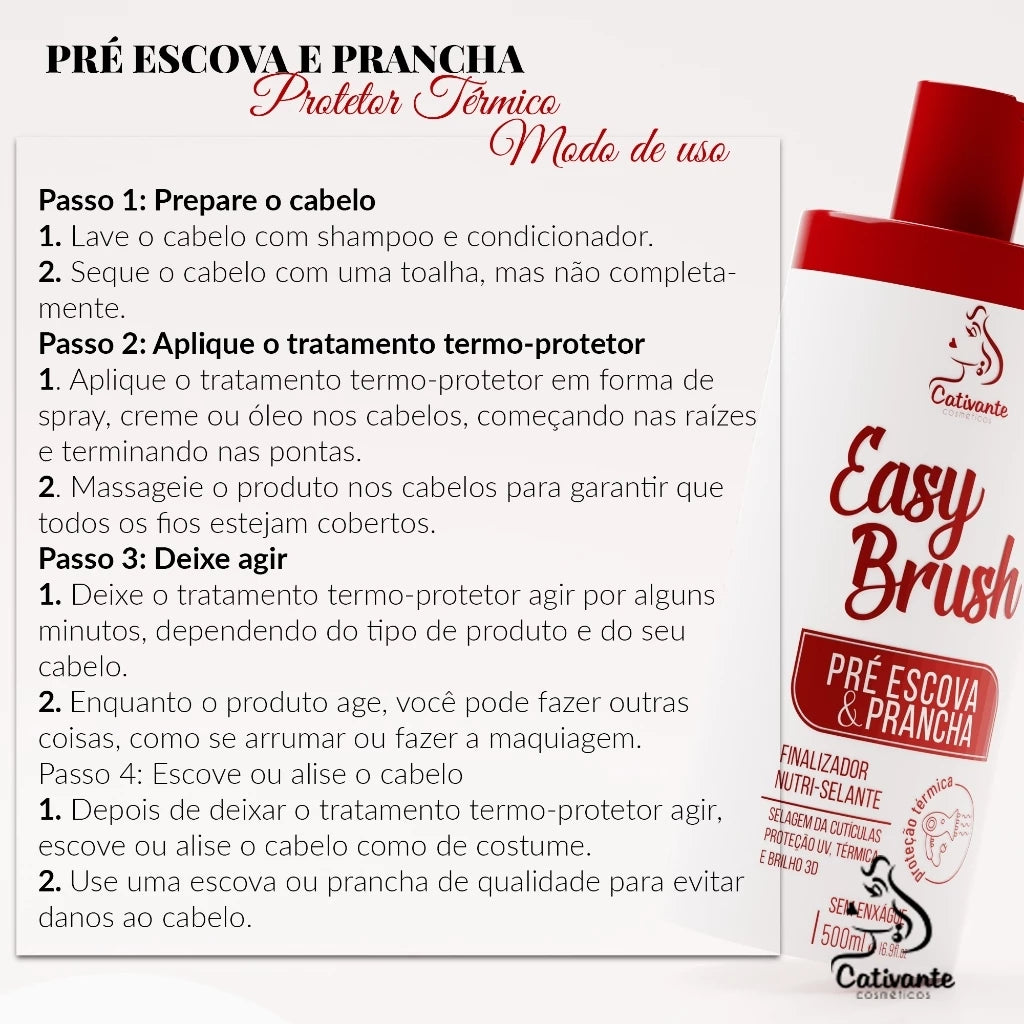 Leave-In Thermal Protector Hair Nutrition Anti Frizz Captivating