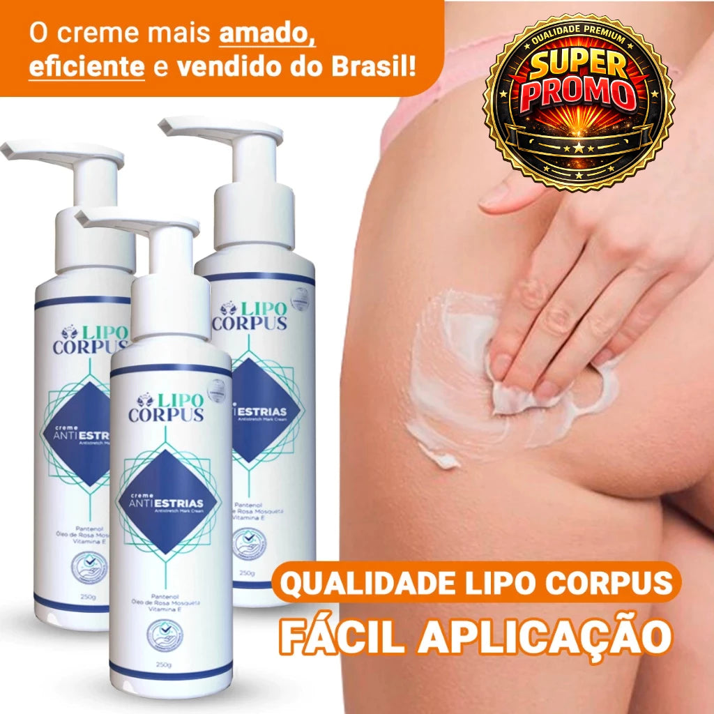 Lipo Corpus Anti-Stretch Mark Cream 250g – Powerful Action