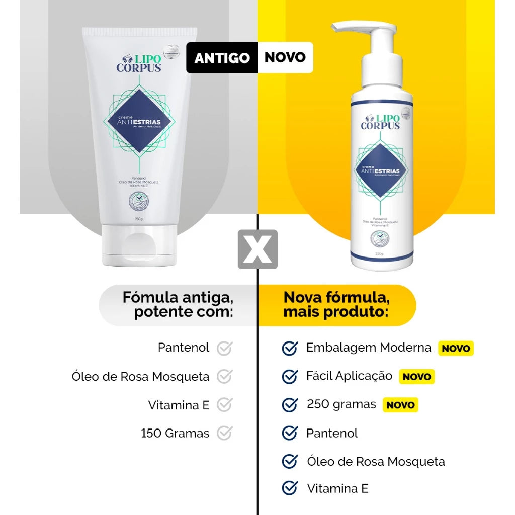 Lipo Corpus Anti-Stretch Mark Cream 250g – Powerful Action