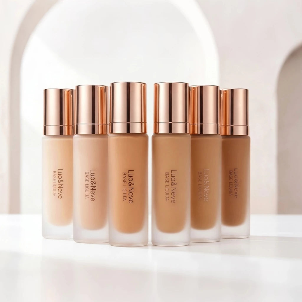 Liquid Foundation 40ml Long-Lasting Coverage, Matte and Natural Effect - Lua&Neve