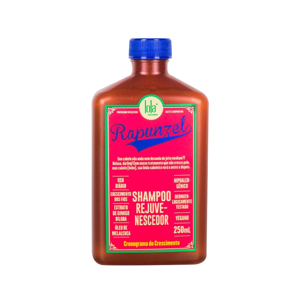 Lola Cosmetics Kit Crescimento Rapunzel – Shampoo e Tônico para Crescimento de Cabelo