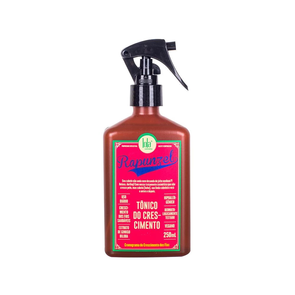 Lola Cosmetics Kit Crescimento Rapunzel – Shampoo e Tônico para Crescimento de Cabelo