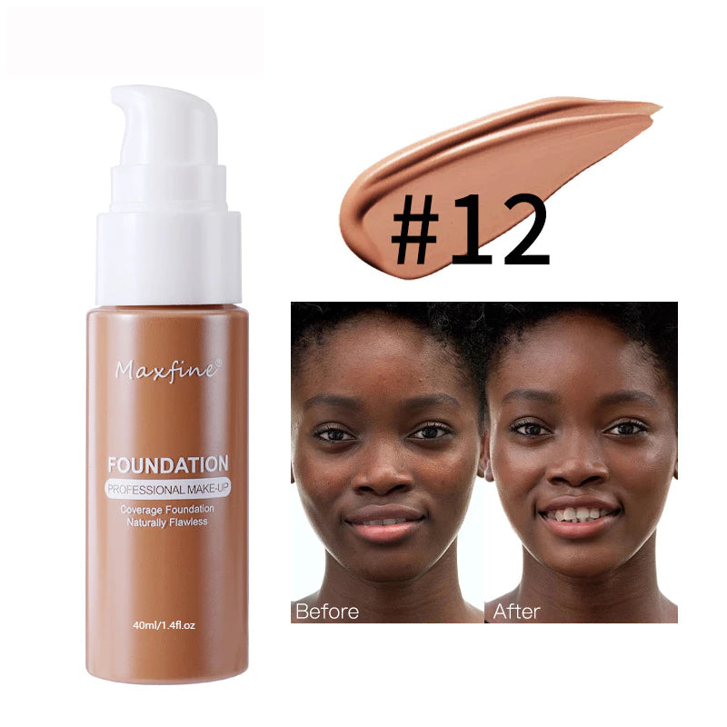 Long-Lasting Waterproof Concealer Foundation – Matte Oil Control
