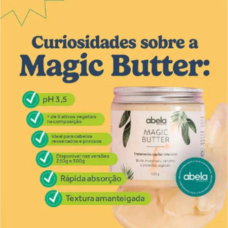 Magic Butter 500g Abela – Intensive Mask that Combats Dryness and Split Ends