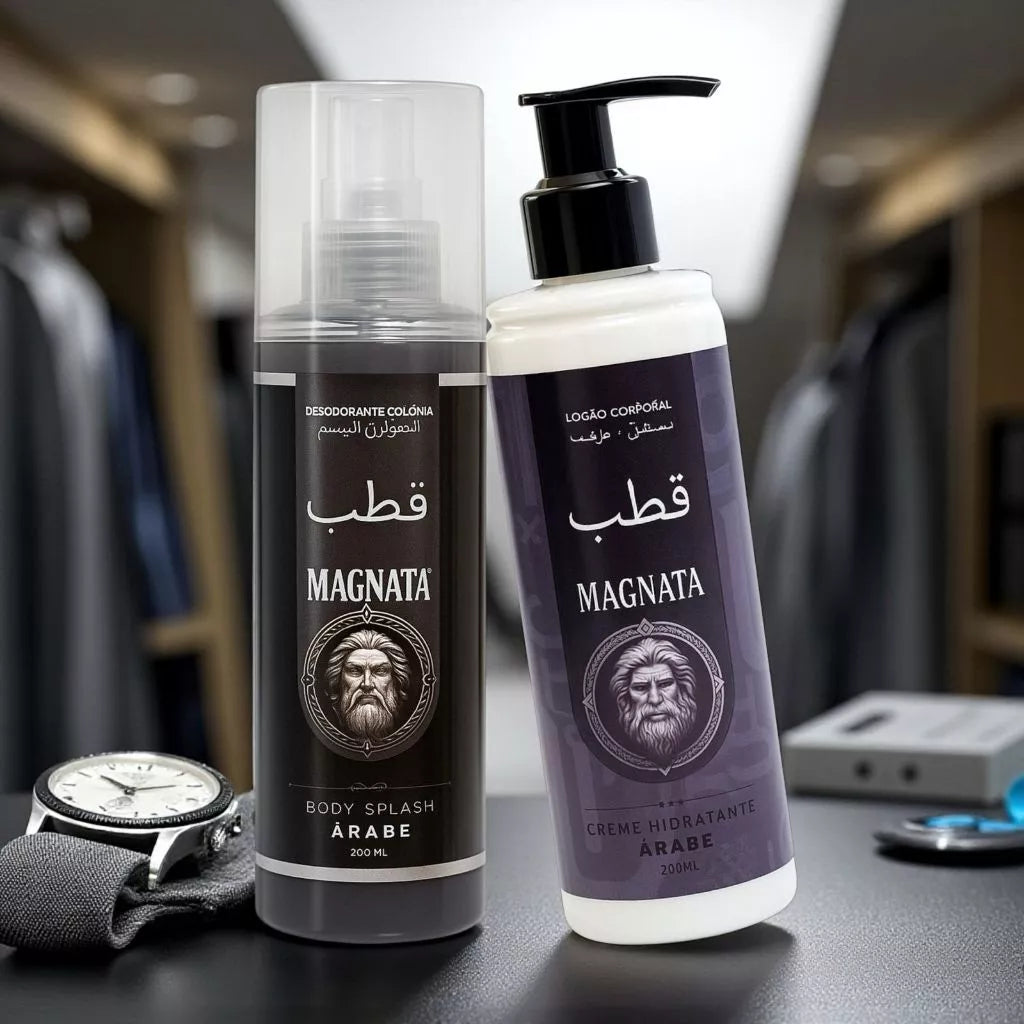 Magnata Body Splash and Body Moisturizing Cream Kit – The Power of Arabic Perfumery - 200ml each