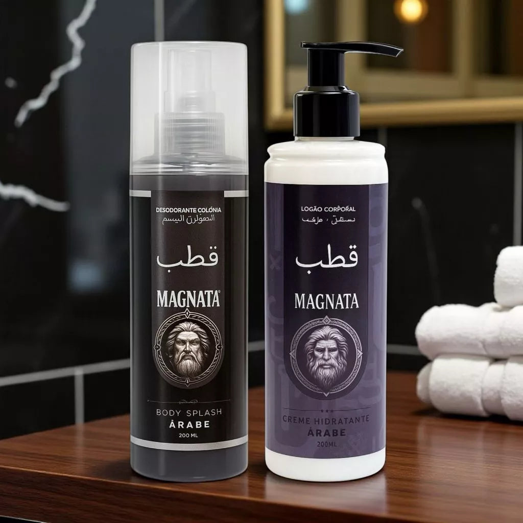 Magnata Body Splash and Body Moisturizing Cream Kit – The Power of Arabic Perfumery - 200ml each