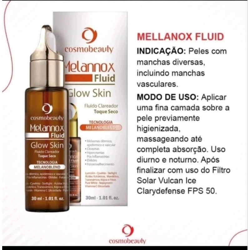 Melannox Fluid Glow Skin Brightening Serum Fluid 30ml - Cosmobeauty