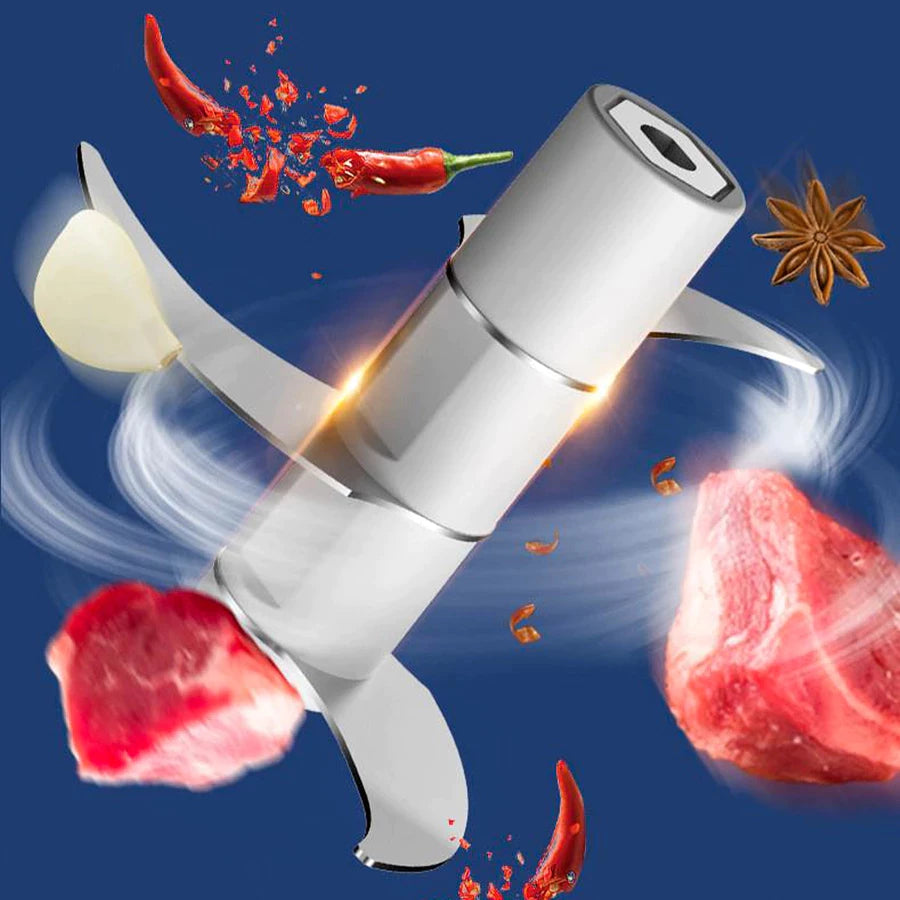 Mini Processador Triturador Sem Fio Elétrico 250ML para Alho, Gengibre e Legumes