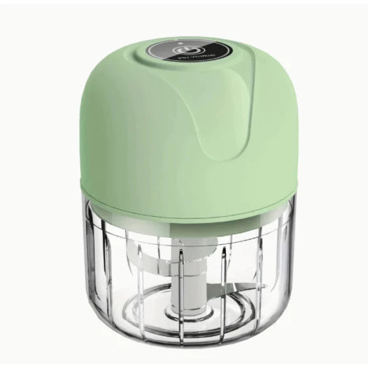 Mini Processador Triturador Sem Fio Elétrico 250ML para Alho, Gengibre e Legumes