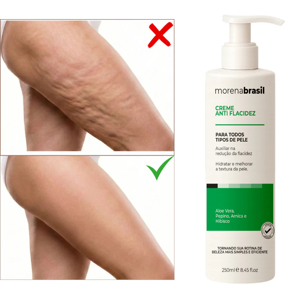 Morena Brasil Anti-Sagging Cream Say Goodbye to Sagging in Belly, Thighs and Arms
