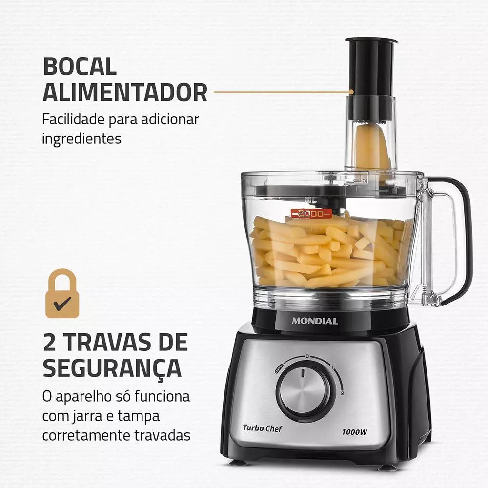 Multiprocessador Britânia Multifunções 5 em 1 1300W BMP2000