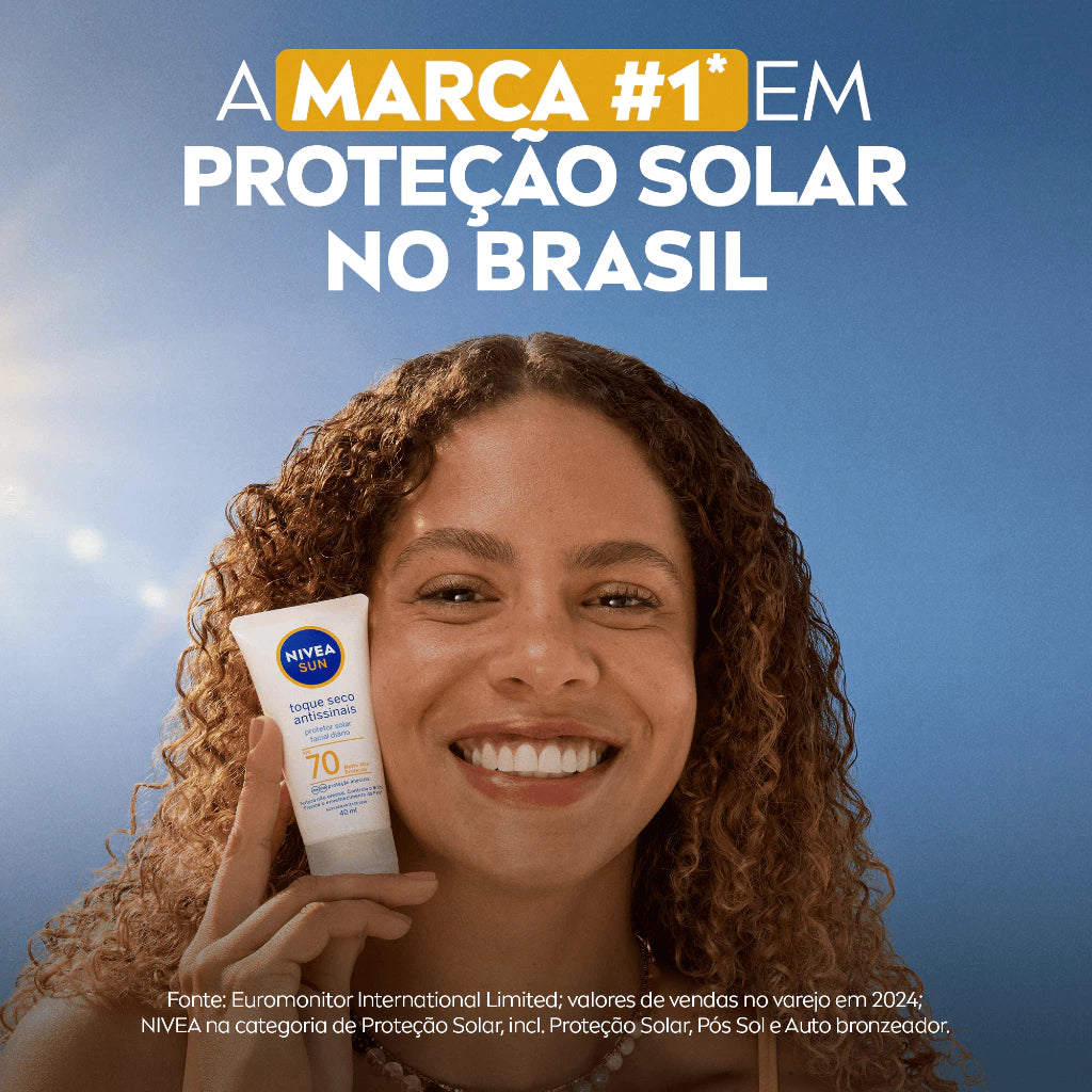 NIVEA SUN Dry Touch Anti-Aging Facial Sunscreen SPF 70 40ml