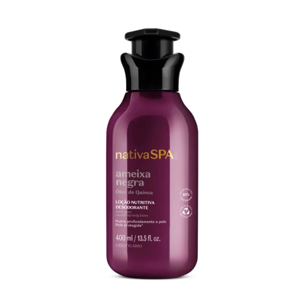 Nativa Spa Black Plum Moisturizing Deodorant Body Lotion 400ml
