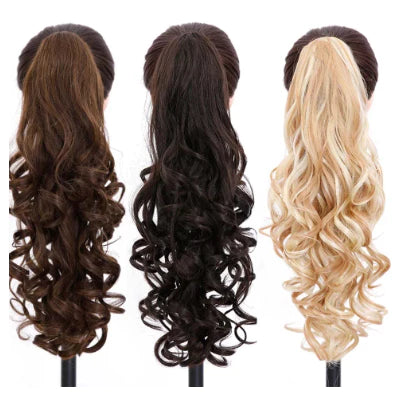 Natural Ponytail Extension - 100% Organic 40cm and 70cm