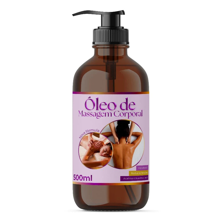 Natural Sensual Body Massage Oil 500ml – Tantric Massage for Couples