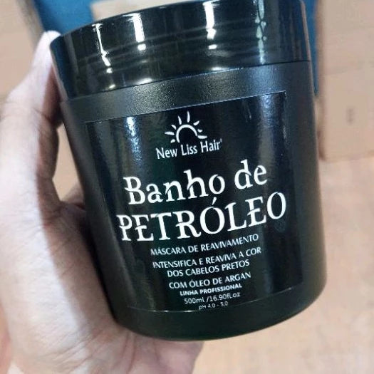 New Liss Hair Oil Bath 500ml Black