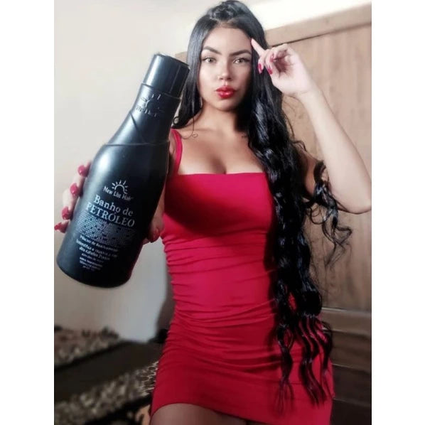 New Liss Hair Oil Bath 500ml Black