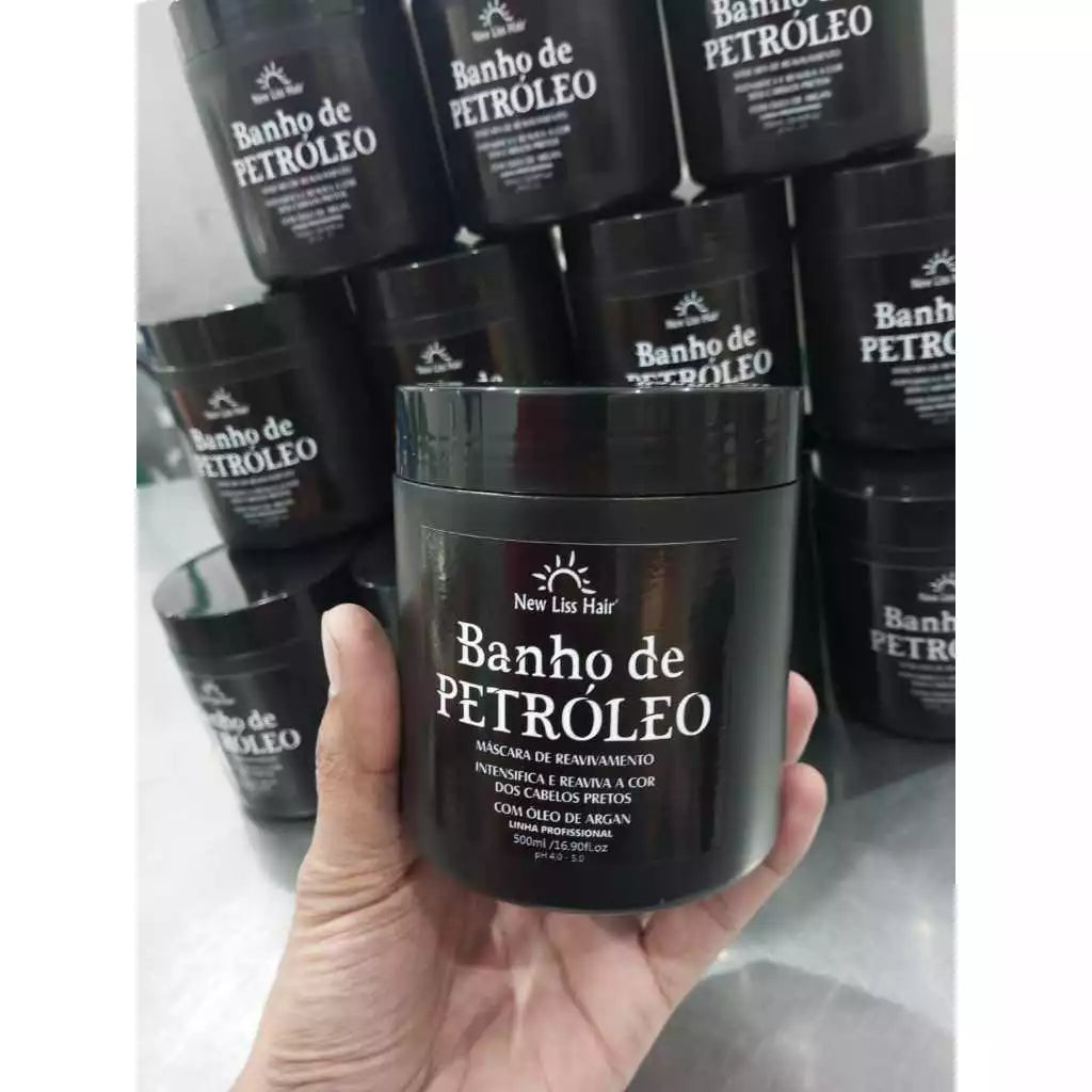 New Liss Hair Oil Bath 500ml Black