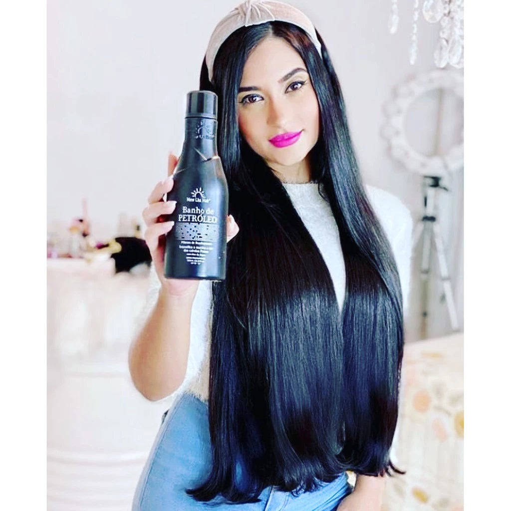 New Liss Hair Oil Bath 500ml Black