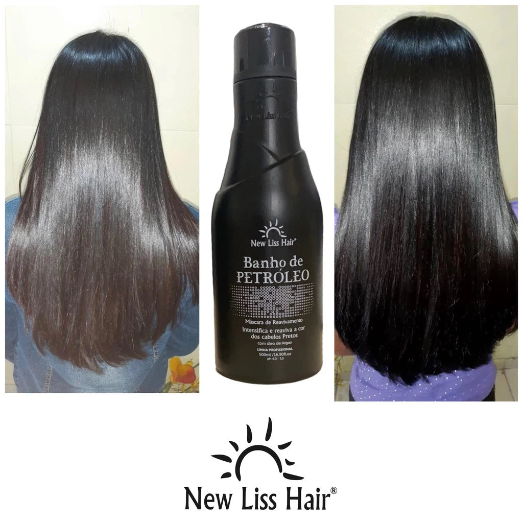 New Liss Hair Oil Bath 500ml Black