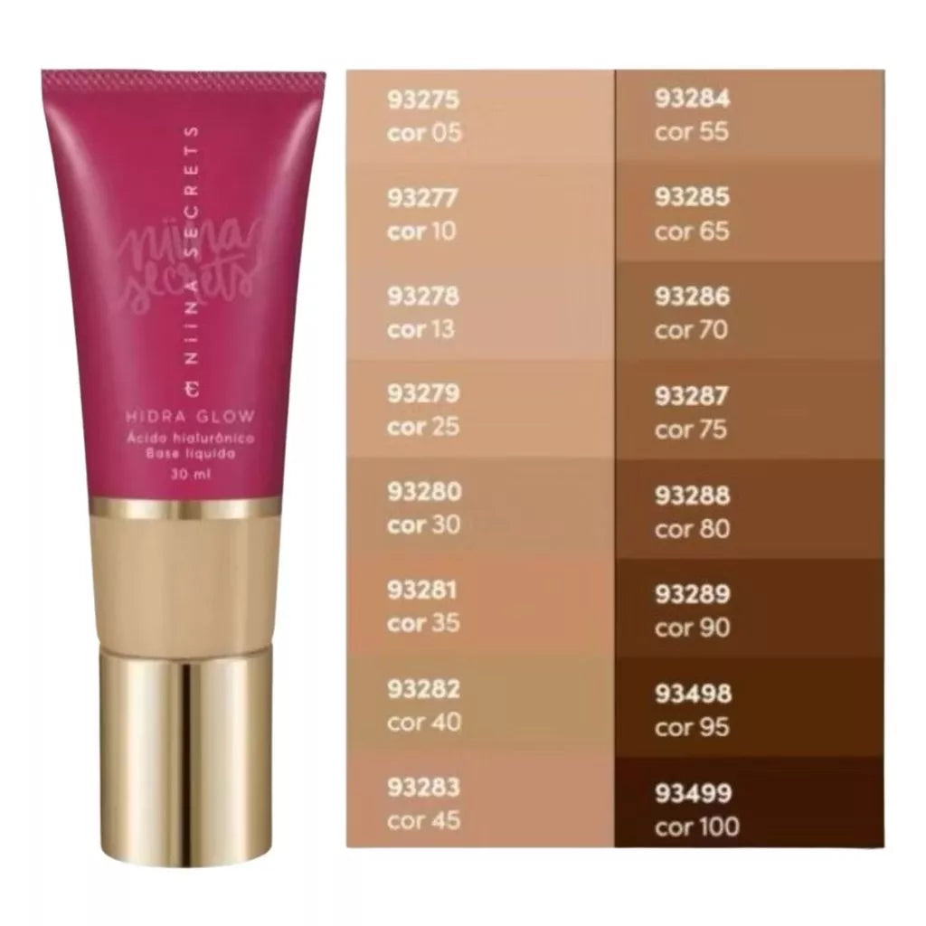 Niina Secrets Hidra Glow Moisturizing Foundation with Hyaluronic Acid