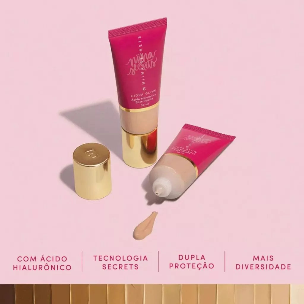 Niina Secrets Hidra Glow Moisturizing Foundation with Hyaluronic Acid
