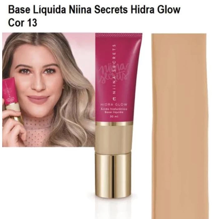 Niina Secrets Hidra Glow Moisturizing Foundation with Hyaluronic Acid