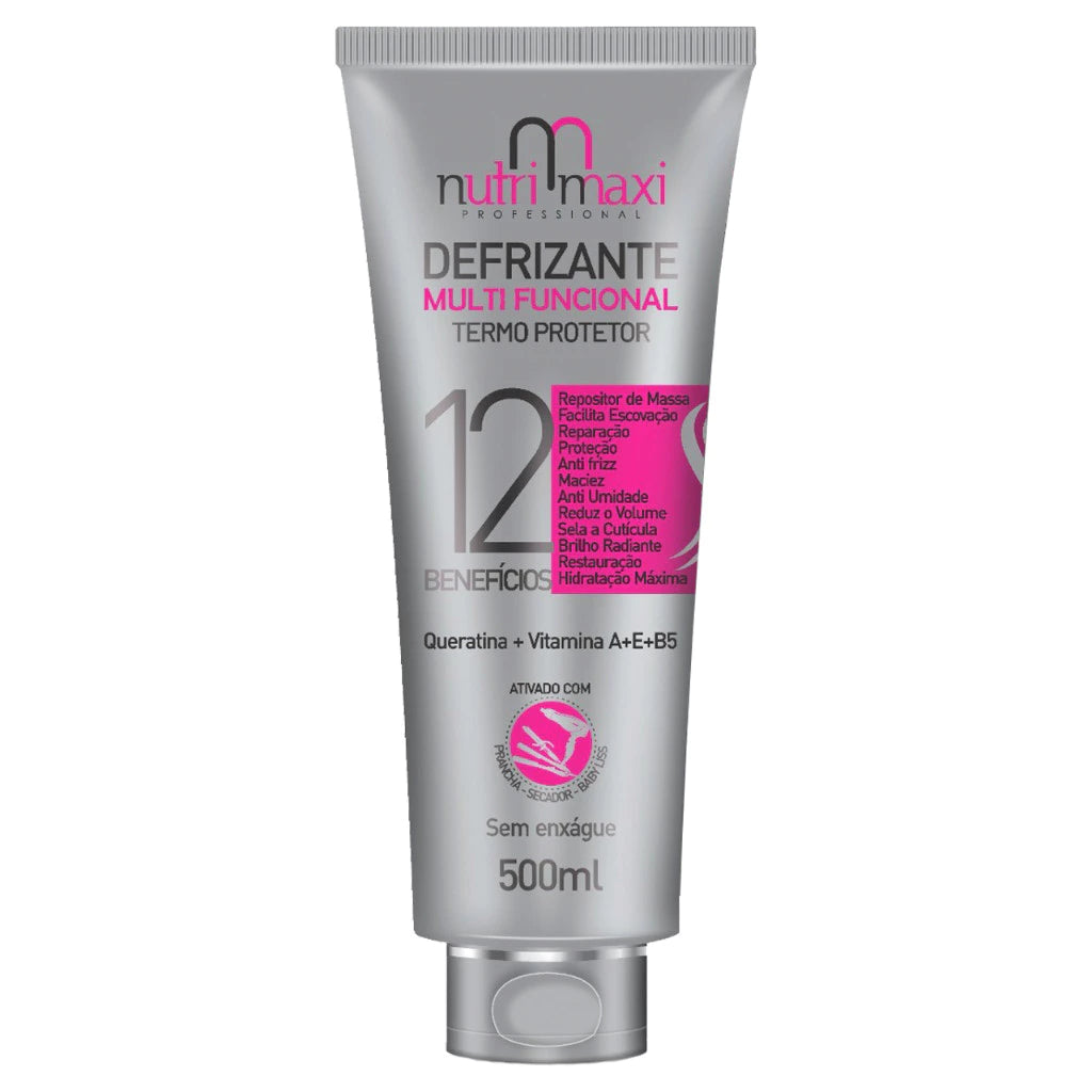 Nutri Maxi Professional Anti-Frizz Finishing Defrizzer Thermal Protector 500ml