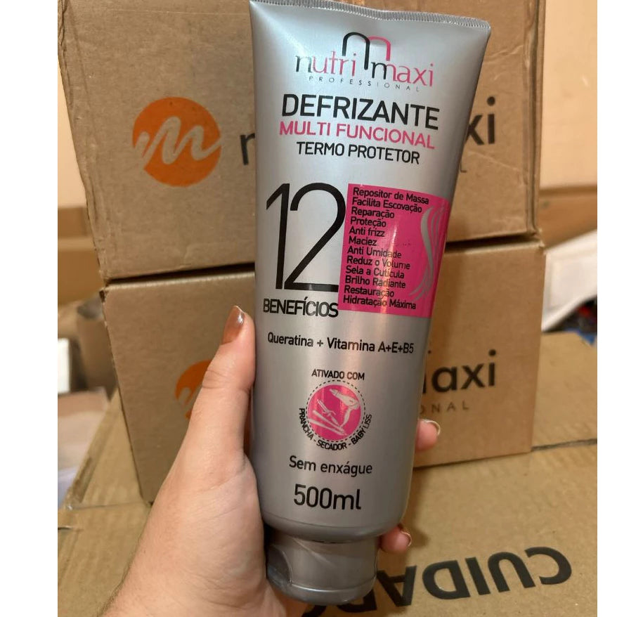 Nutri Maxi Professional Anti-Frizz Finishing Defrizzer Thermal Protector 500ml