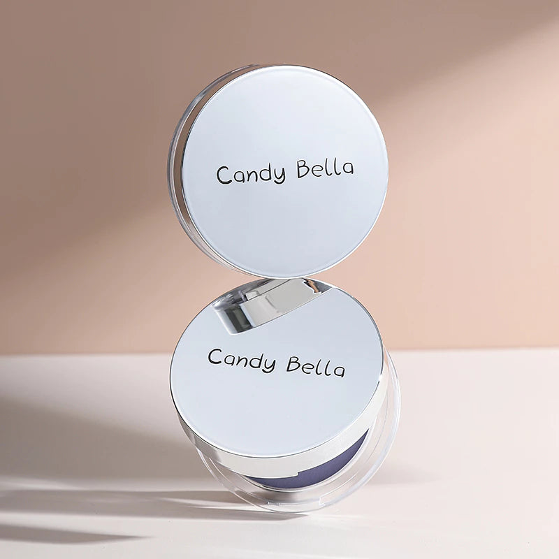 Oil Control Setting Powder, Lightweight and Breathable, Natural Nude Makeup, Long-Lasting Smooth Finish, Purple