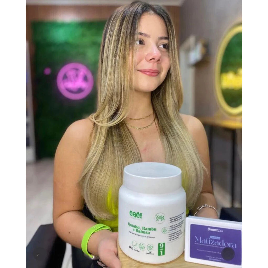 Eaê! Okra, Bamboo & Aloe Vera Mask 1kg – Nutrient Bomb 9 Hair Benefits