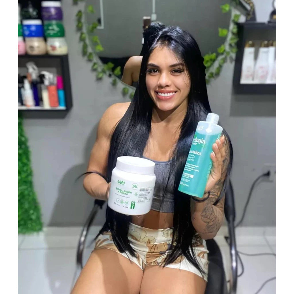 Eaê! Okra, Bamboo & Aloe Vera Mask 1kg – Nutrient Bomb 9 Hair Benefits
