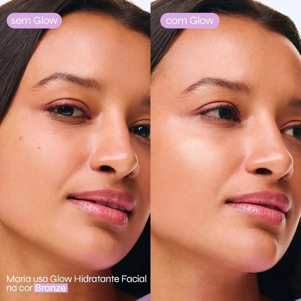 Ollie Glow Hidratante Facial FPS50 - Bronze