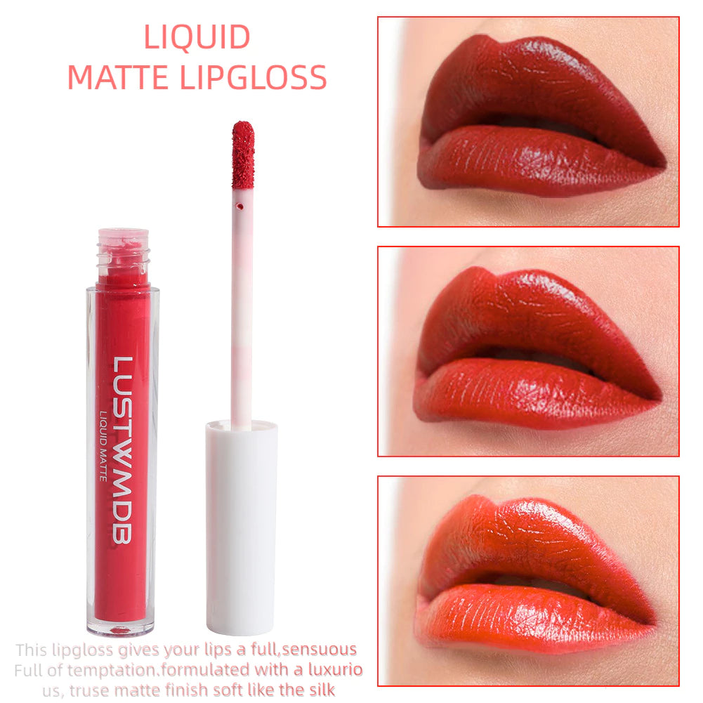 12 Pieces Matte Lipstick Set – Long Lasting, Waterproof & Non-Fading