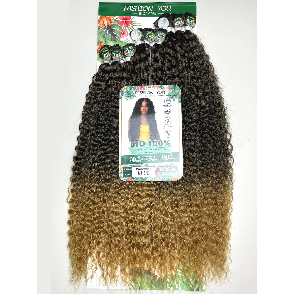 Organic Bio Fiber Curly Hair 300g 80cm Soft and shineless Fashion You Powerful and Natalie
