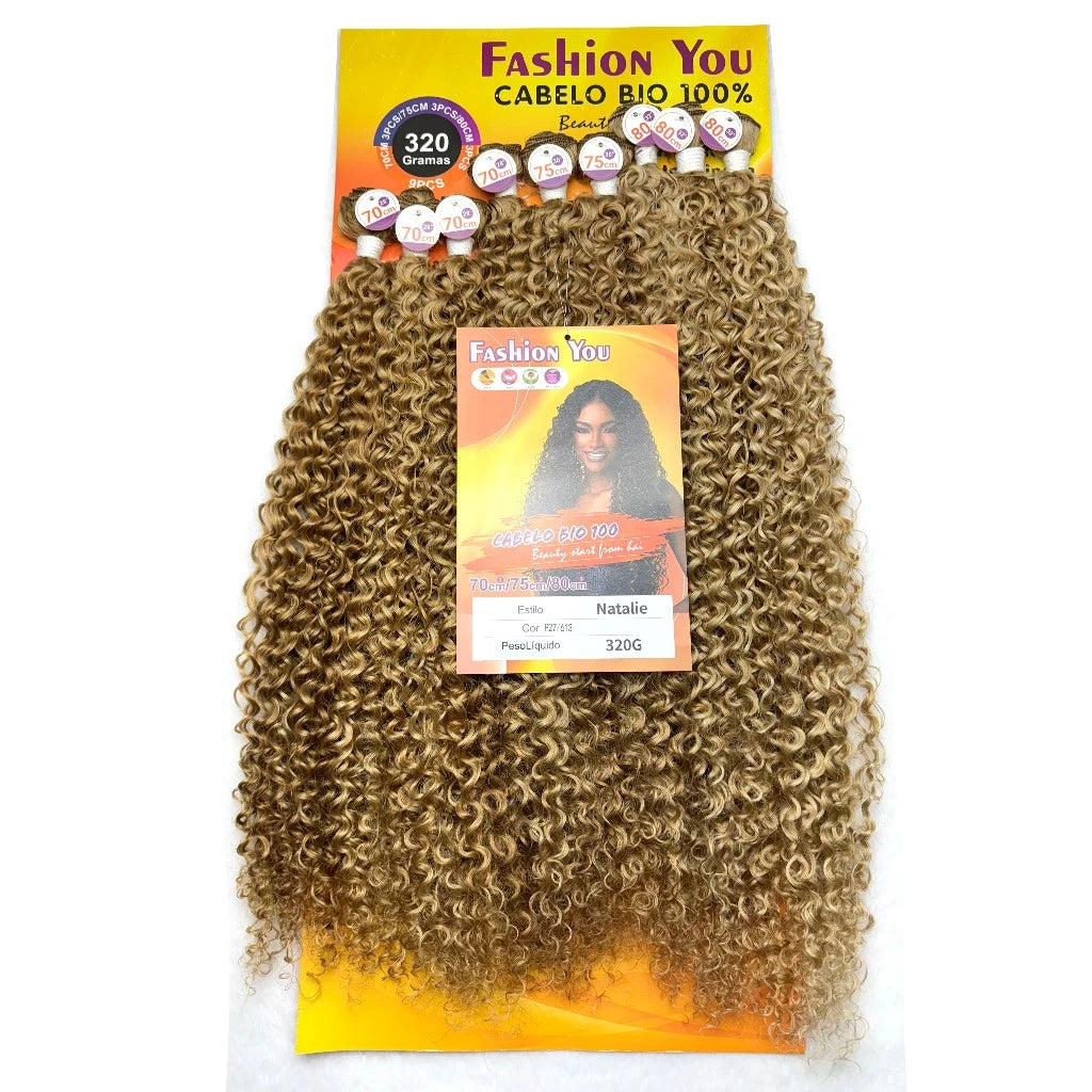 Organic Bio Fiber Curly Hair 300g 80cm Soft and shineless Fashion You Powerful and Natalie