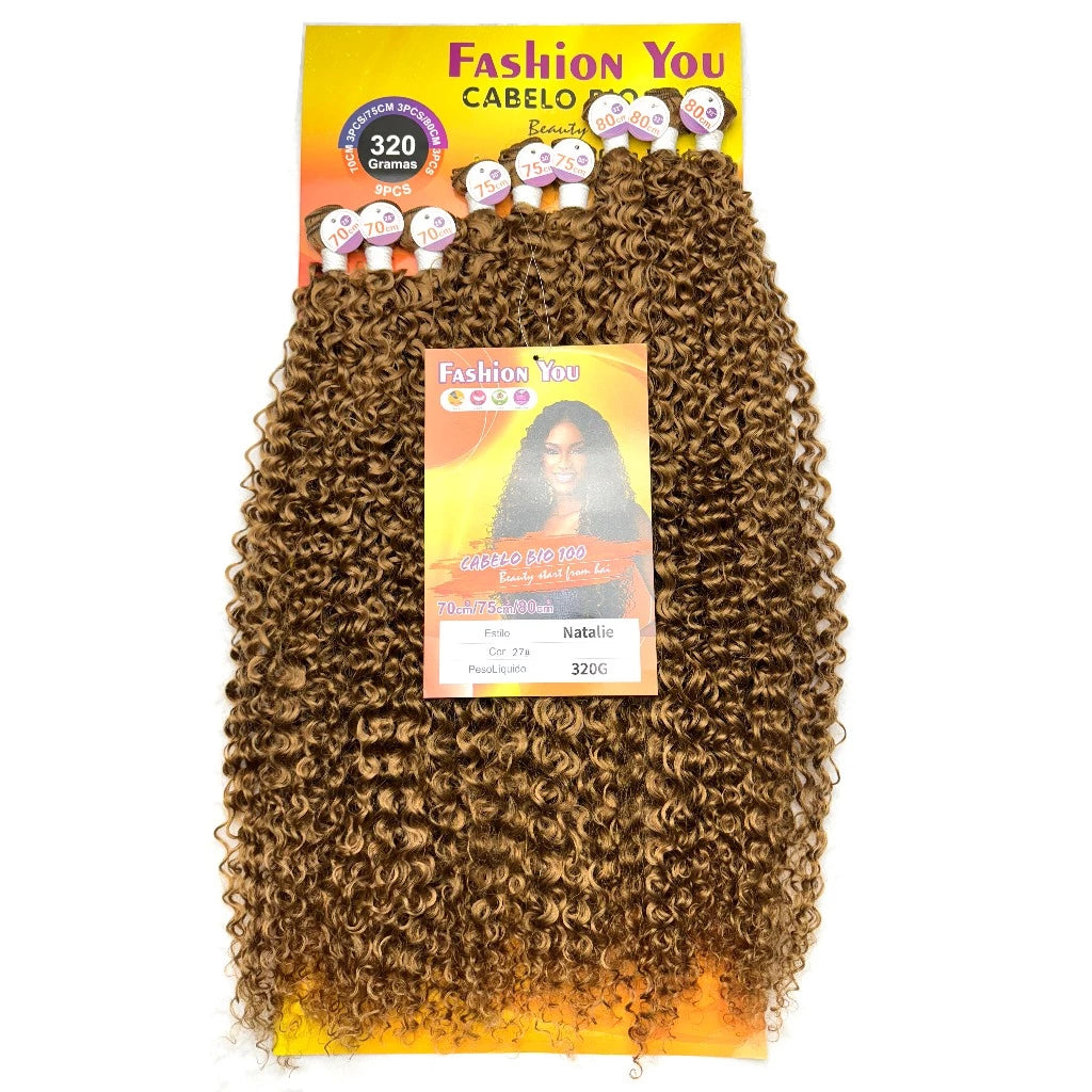 Organic Bio Fiber Curly Hair 300g 80cm Soft and shineless Fashion You Powerful and Natalie