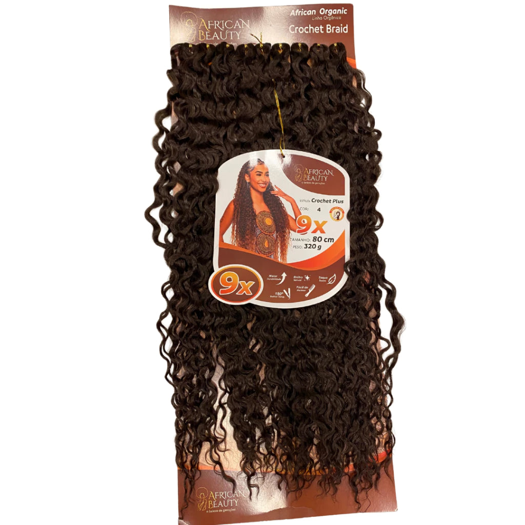 Organic Crochet Hair Plus 80cm 320g African Beauty Curly