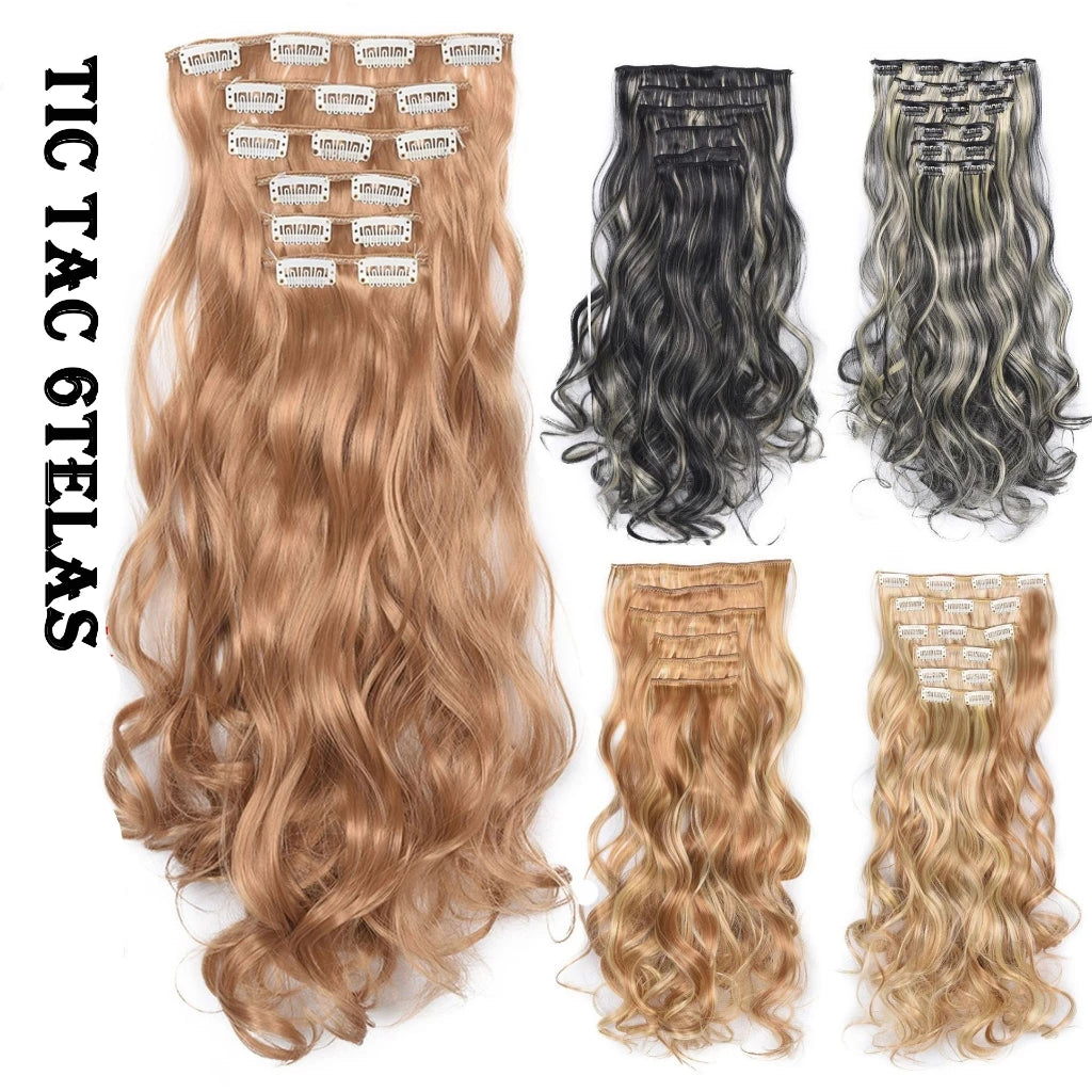 Organic Tic Tac Wavy Hair 6 Ply 60cm No Shine