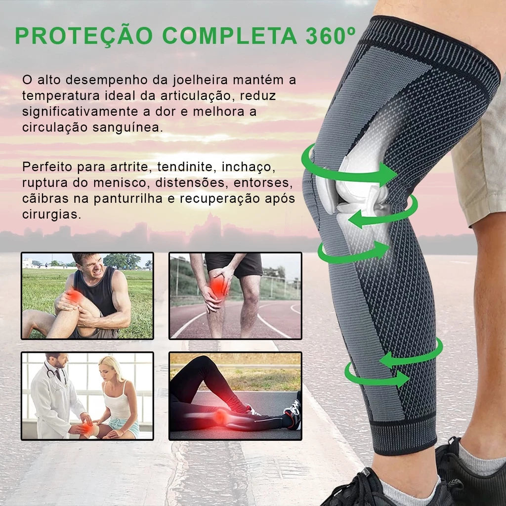 Orthopedic Compression Knee Brace Thermal Sock Pain Relief Absorbs Sweat Stimulates Circulation Fitness Cycling Crossfit