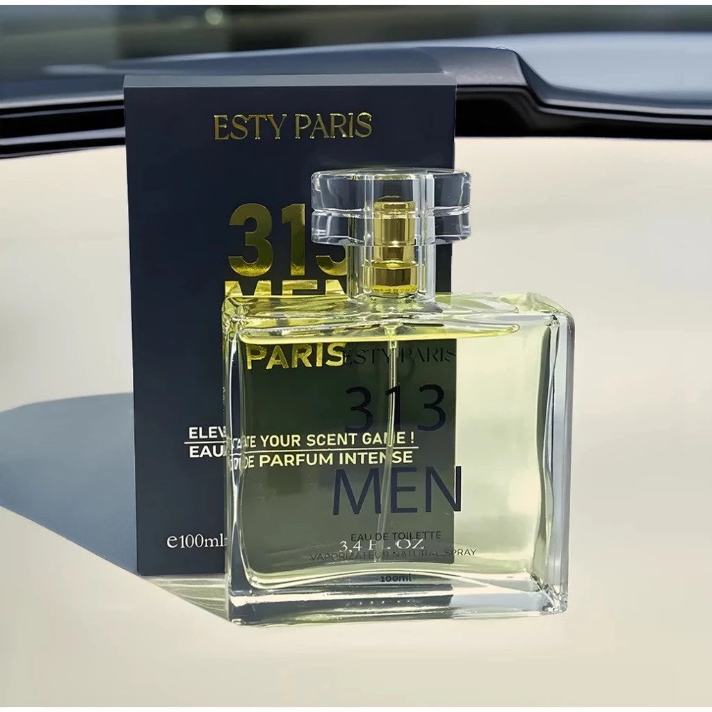 PERFUME ESTY PARIS 313 MEN 100 ML - Amadeirado Amber - Perfume Masculino