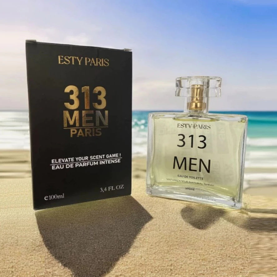 PERFUME ESTY PARIS 313 MEN 100 ML - Amadeirado Amber - Perfume Masculino