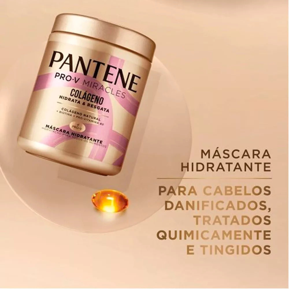 Pantene Shampoo Kit 510ml, Conditioner 510ml and Collagen Mask 550ml