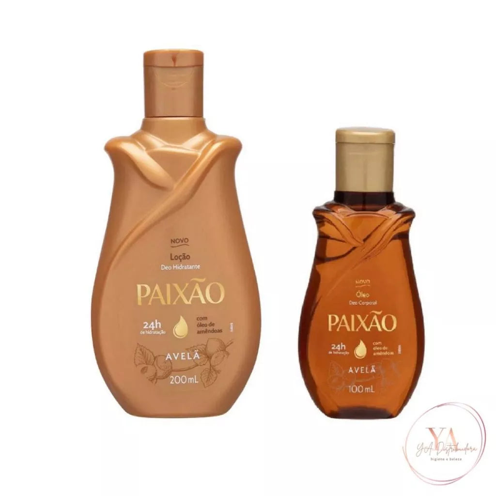 Passion Hazelnut Kit – Moisturizing Lotion 200ml + Body Oil 100ml