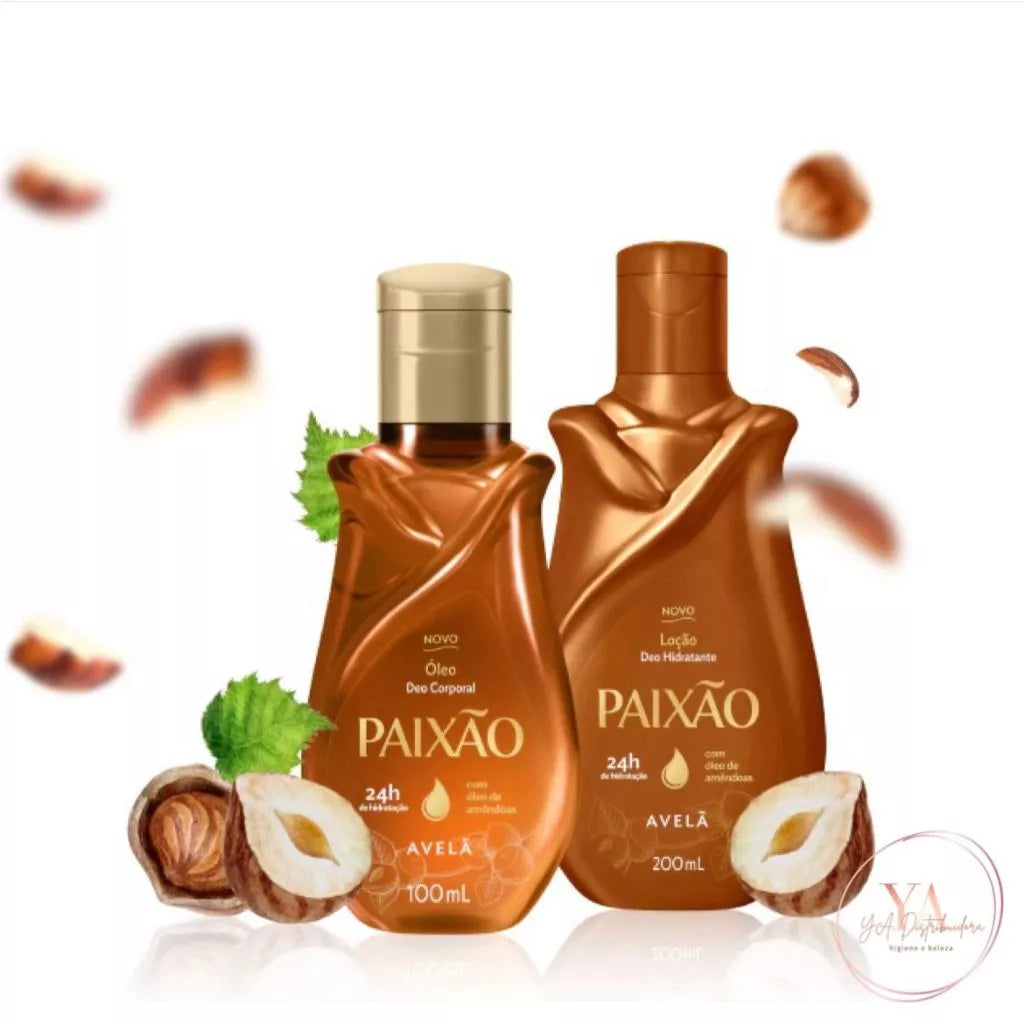 Passion Hazelnut Kit – Moisturizing Lotion 200ml + Body Oil 100ml