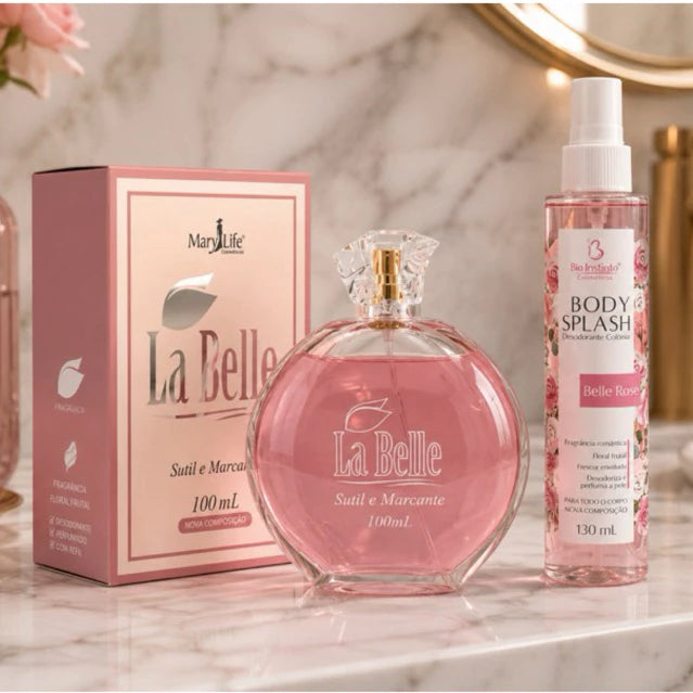 Perfume La Belle Mary Life + Body Splash Belle Rose Bio Instinto