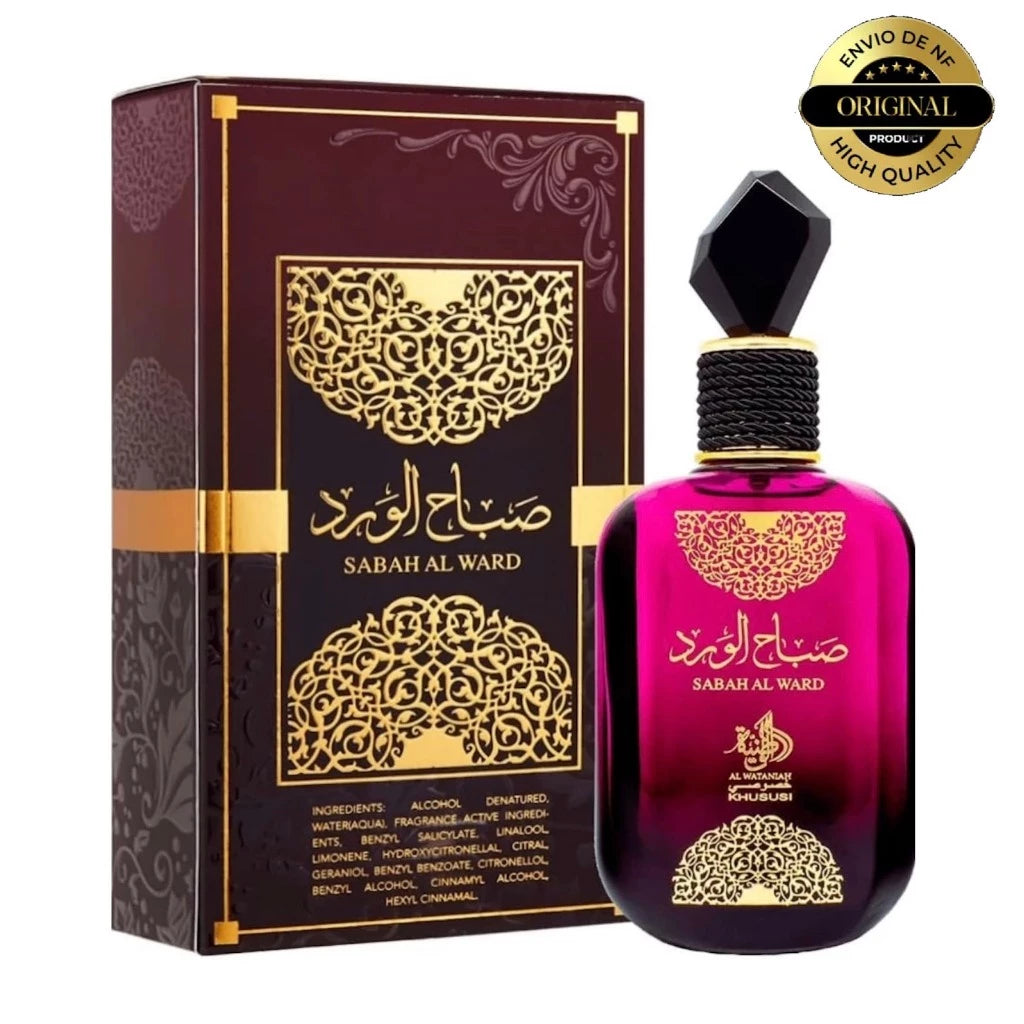 Perfume Sabah Al Ward 100 ML EDP Al Wataniah Original