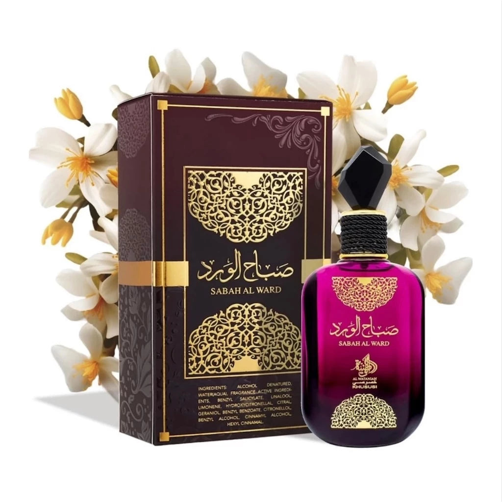 Perfume Sabah Al Ward 100 ML EDP Al Wataniah Original