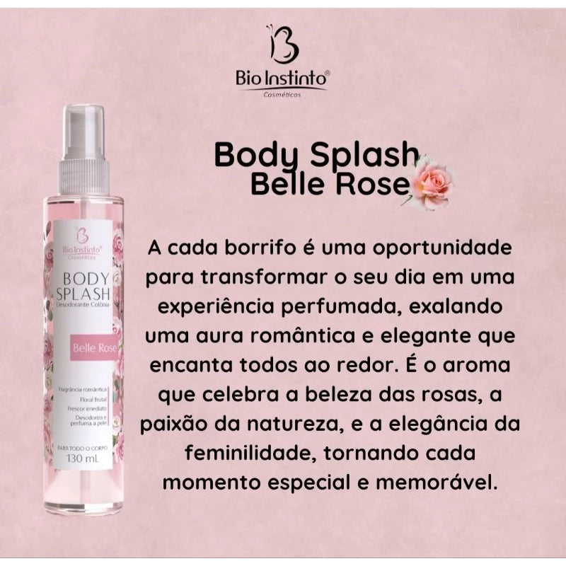 Perfume La Belle Mary Life + Body Splash Belle Rose Bio Instinto