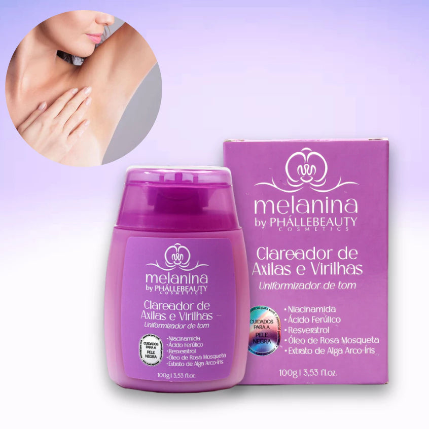 Kit Clareador de Axilas e Virilhas PhalleBeauty Melanin